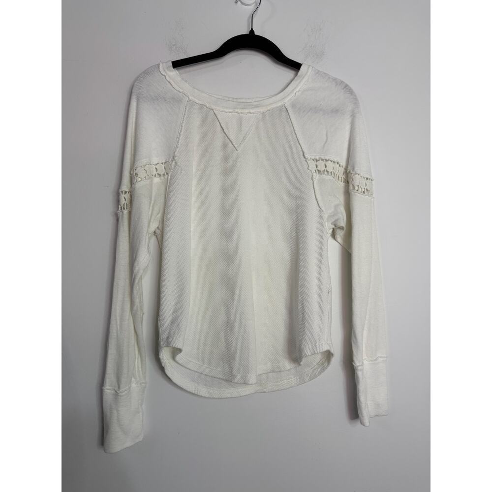 Free People We The Free Luella Tee thermal long-sleeve Size Small - Picture 3 of 10